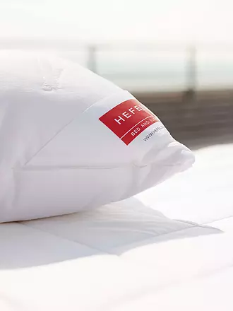 HEFEL | Kopfkissen WELLNESS RETREAT 40x80cm Weiss | 